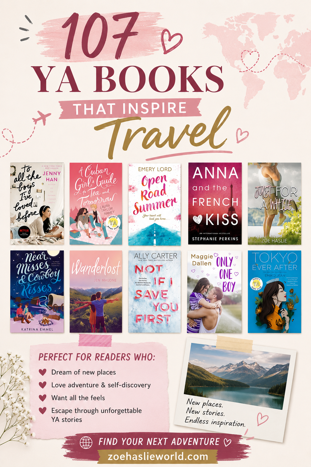 107 YA Books That Inspire Travel The Ultimate Reading List for Wanderlust Lovers