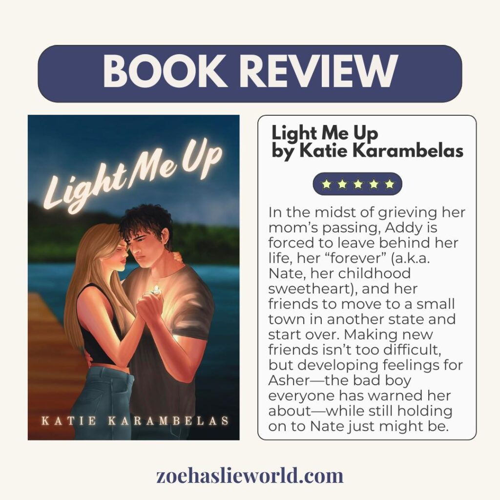 Book Review: Light Me Up by Katie Karambelas