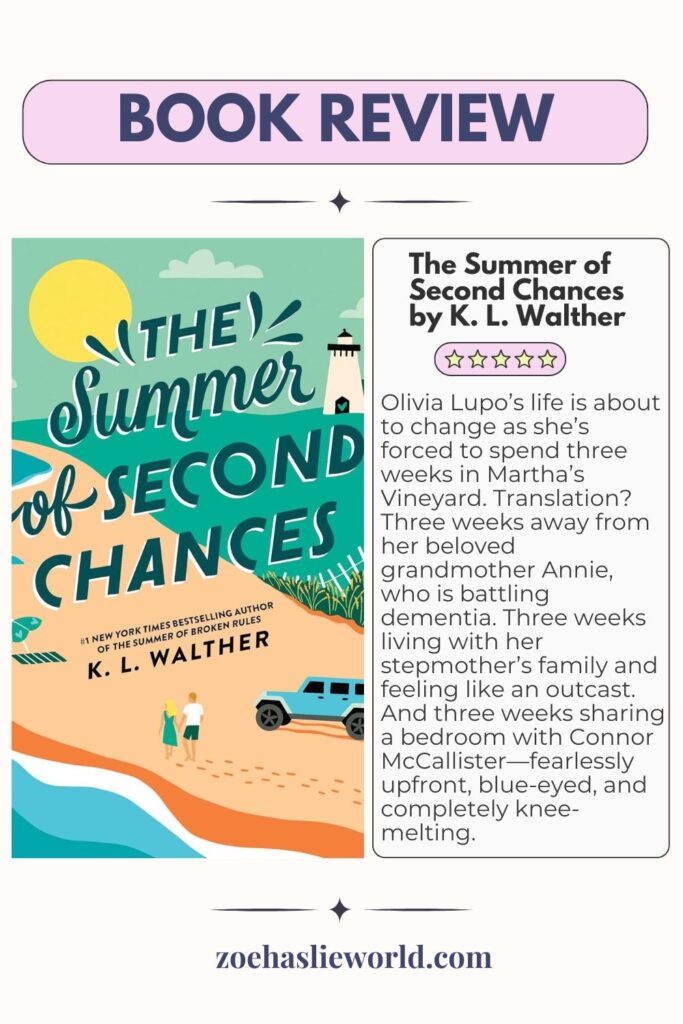 Book Review - The Summer of Second Chances by K. L. Walther