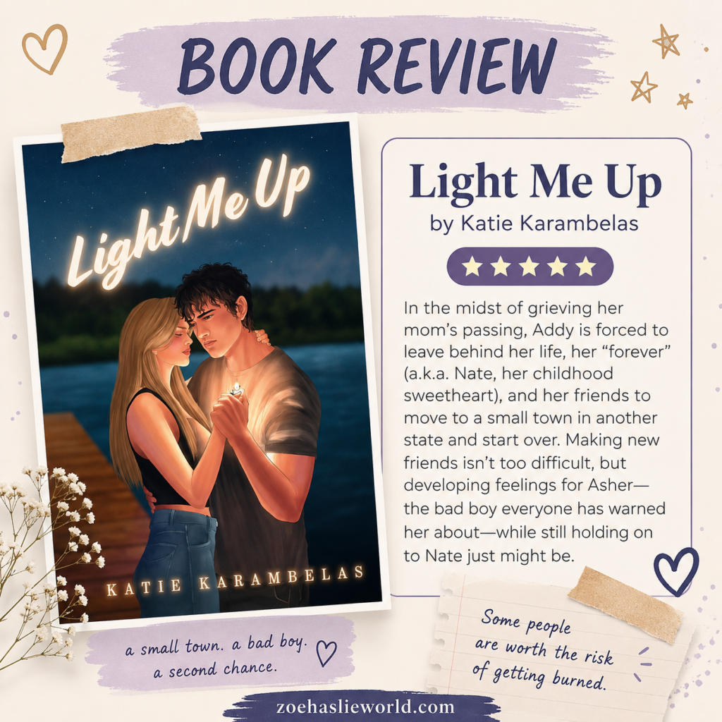Book Review Light Me Up by Katie Karambelas A Sweet YA Romance