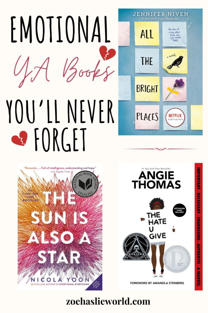 Emotional YA Books You'll Never Forget