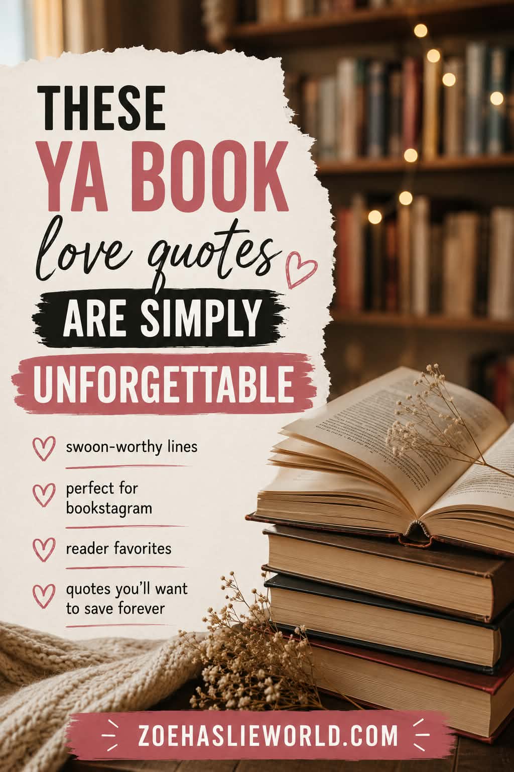 These YA Book Love Quotes Are Simply Unforgettable
