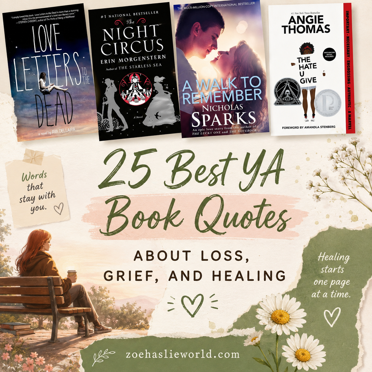 25 Best YA Book Quotes About Loss, Grief, and Healing
