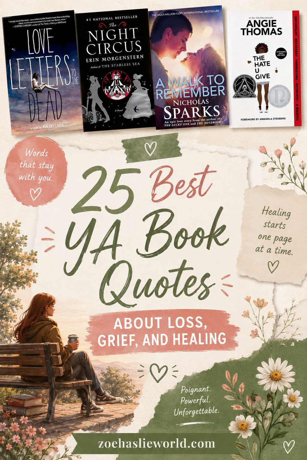 25 Best YA Book Quotes About Loss, Grief, and Healing