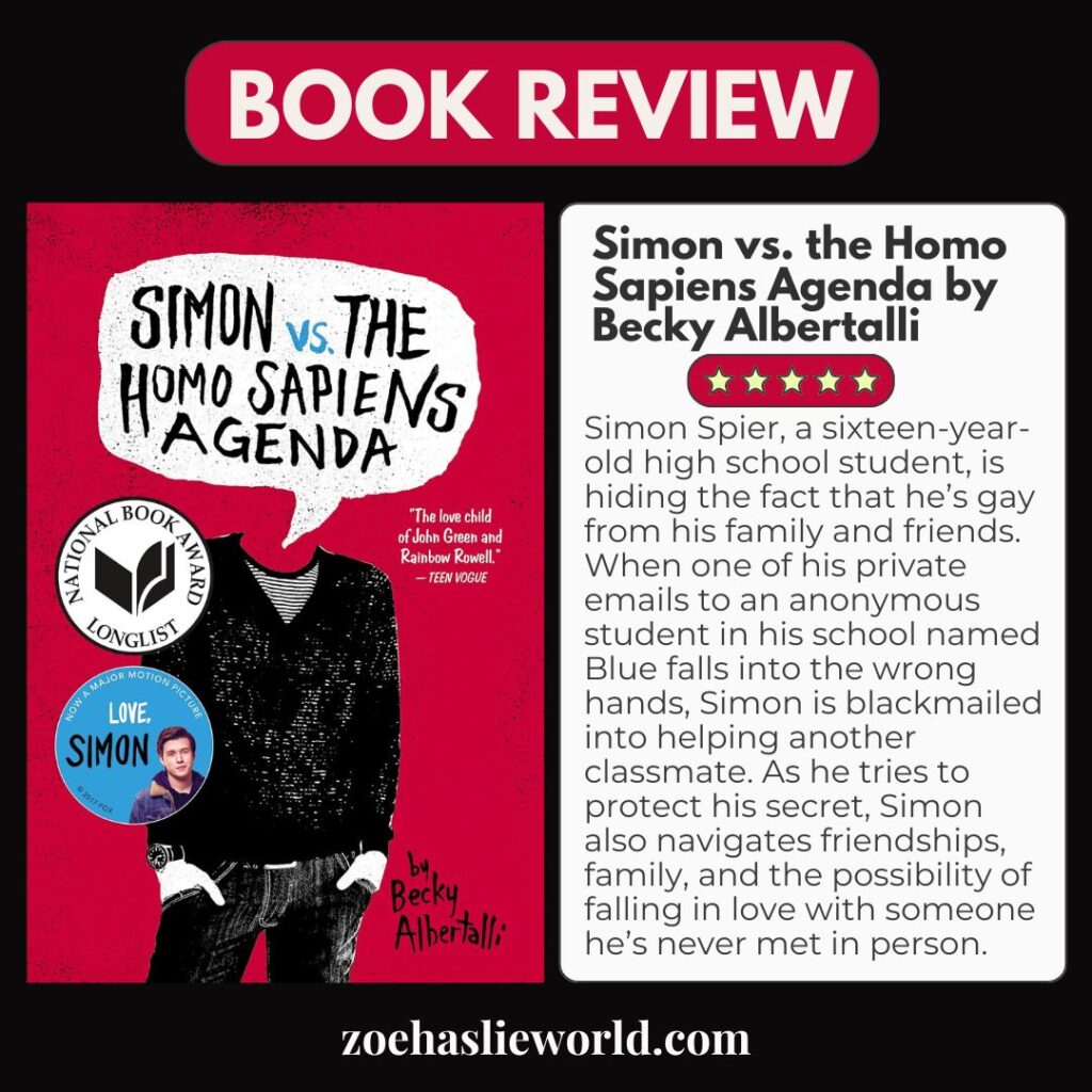 Book Review: Simon vs. the Homo Sapiens Agenda by Becky Albertalli