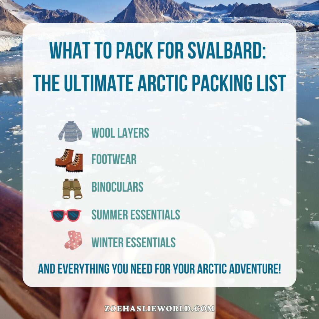 What to Pack for Svalbard: The Ultimate Arctic Packing List