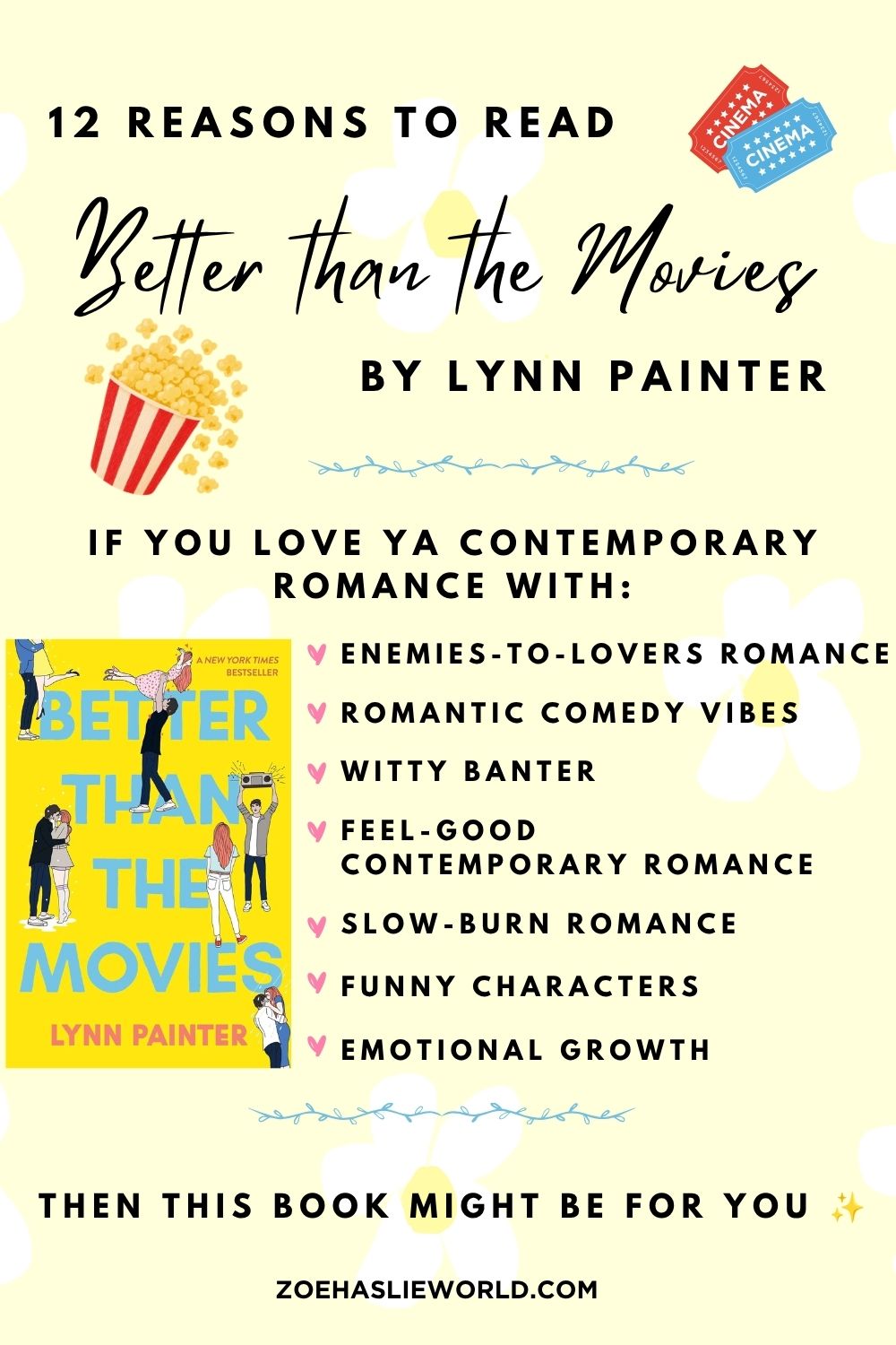 12 Reasons to Read Better Than the Movies by Lynn Painter
