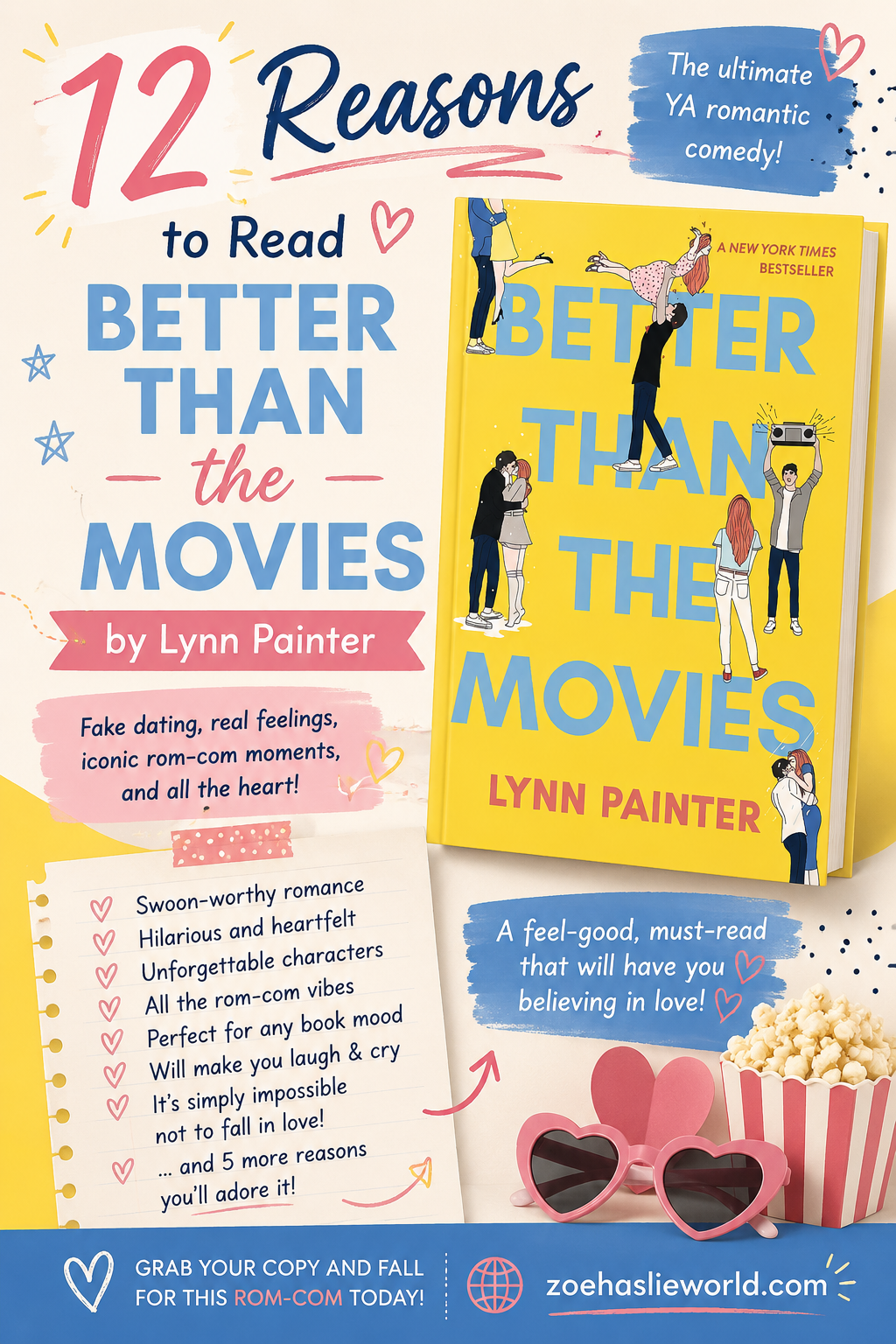 12 Reasons to Read Better Than the Movies by Lynn Painter