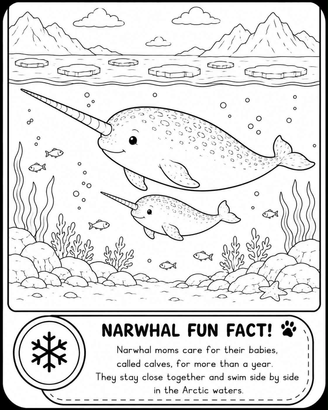 Svalbard Wildlife: Bold & Easy Coloring Book (Printable PDF) - Image 8