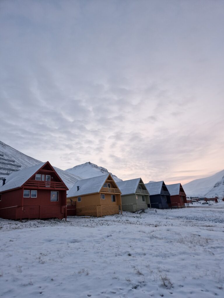 Colorful houses in Longyearbyen