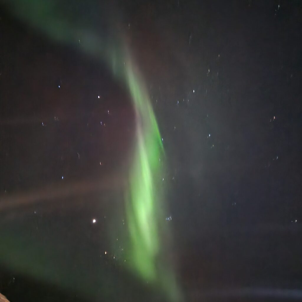 Northern Lights in Dark Season in Svalbard