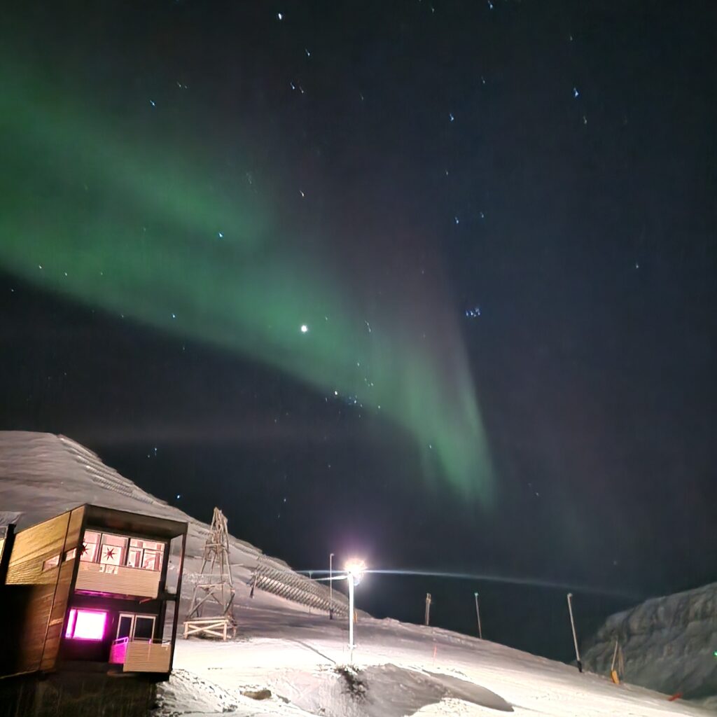 Dark Season in Svalbard and Norhtern Lights
