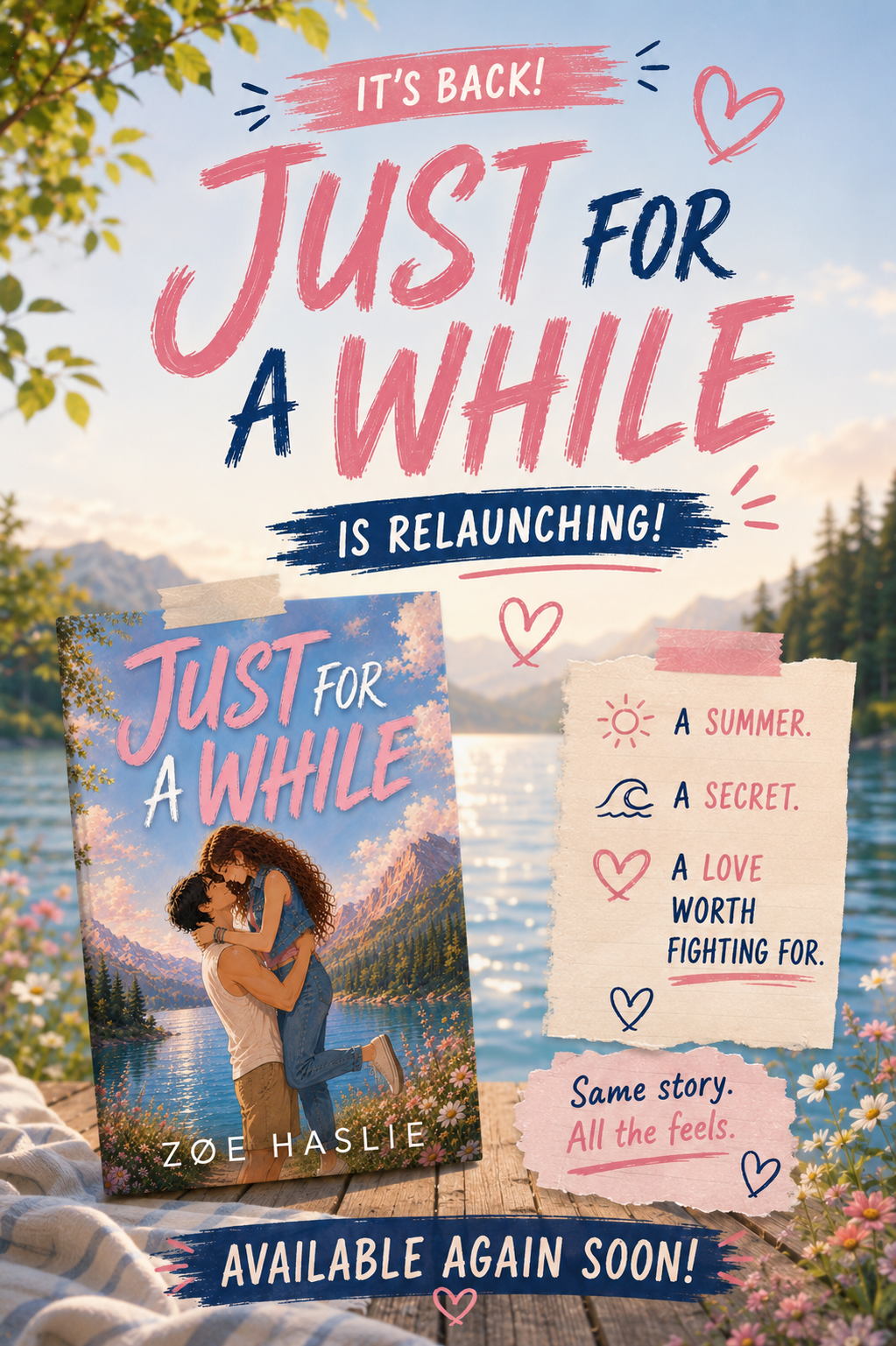 Just for a While by Zøe Haslie Available Again