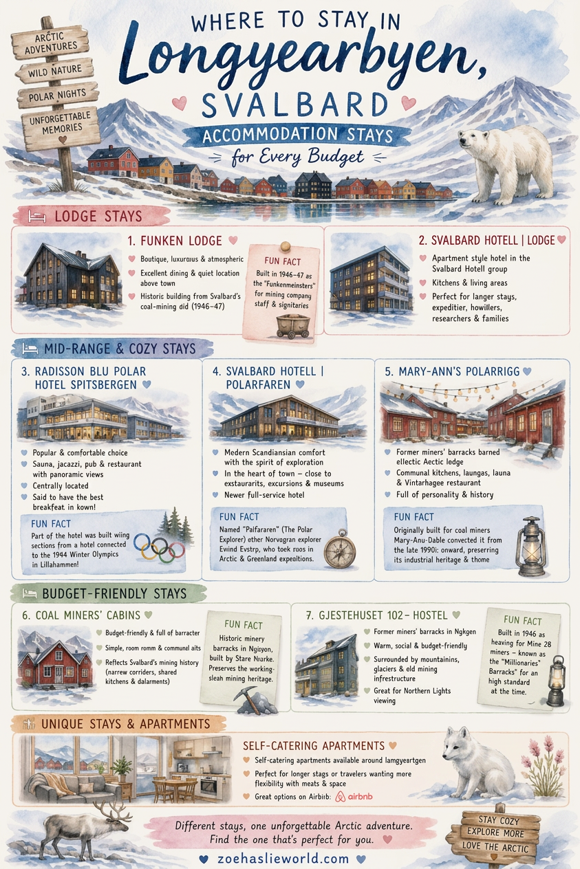 Where to Stay in Longyearbyen Svalbard Where to Stay in Longyearbyen Svalbard