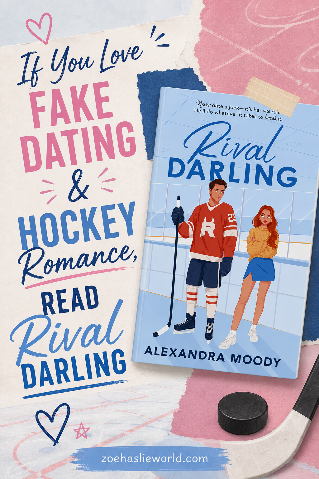 If You Love Fake Dating & Hockey Romance, Read Rival Darling