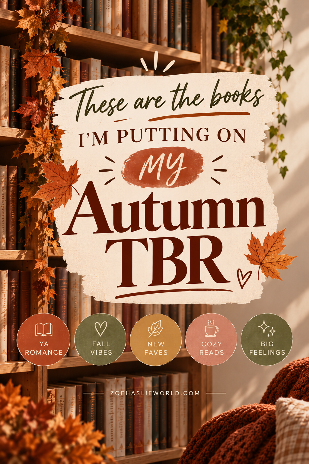 These are the books I'm putting on MY autumn TBR.