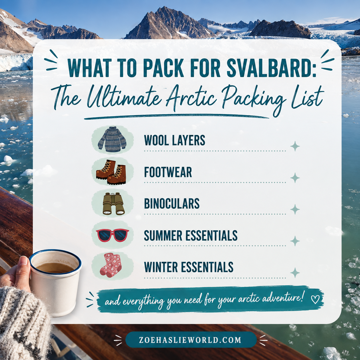 What to Pack for Svalbard: The Ultimate Arctic Packing List