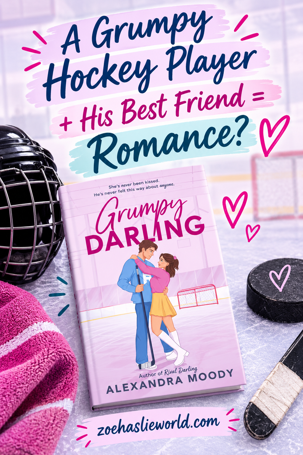 A Grumpy Hockey Player + His Best Friend = Romance?