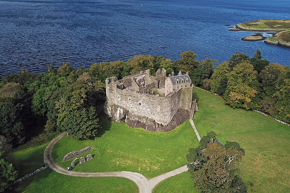 Dunstaffnage Castle in Argyll and Bute, Scotland