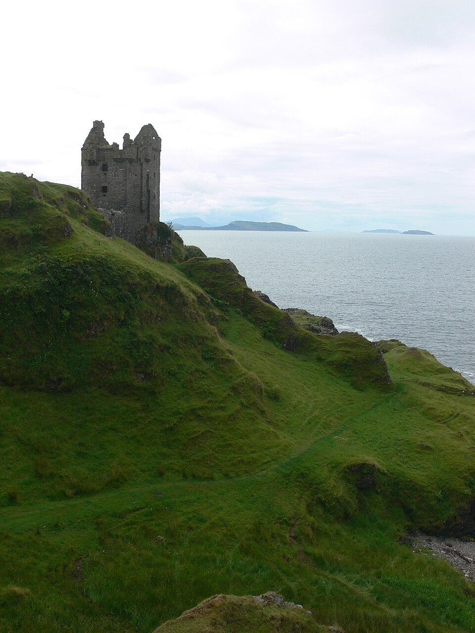 Gylen Castle on the Isle of Kerrera, Scotland