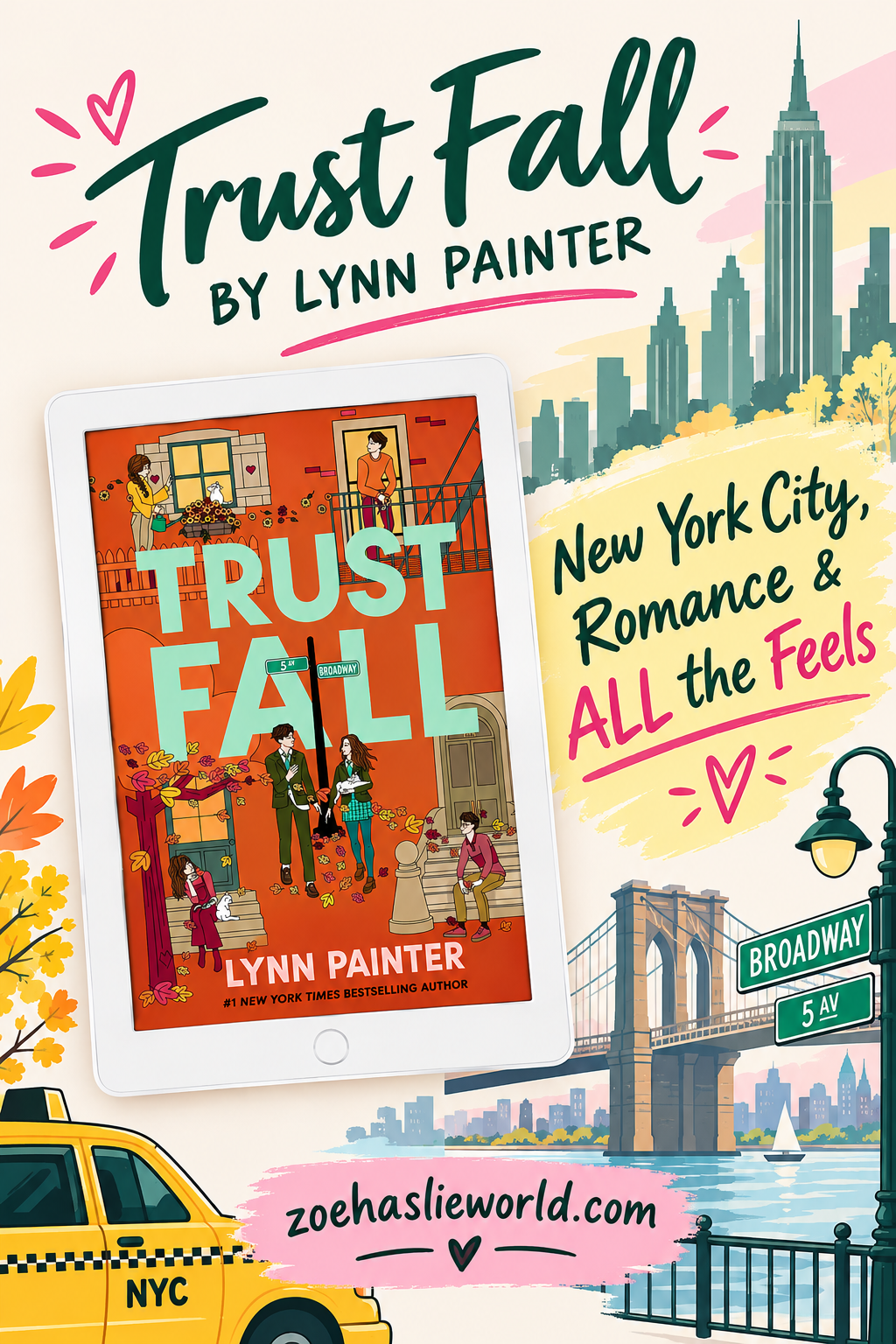 Trust Fall by Lynn Painter: New York City, Romance & ALL the Feels